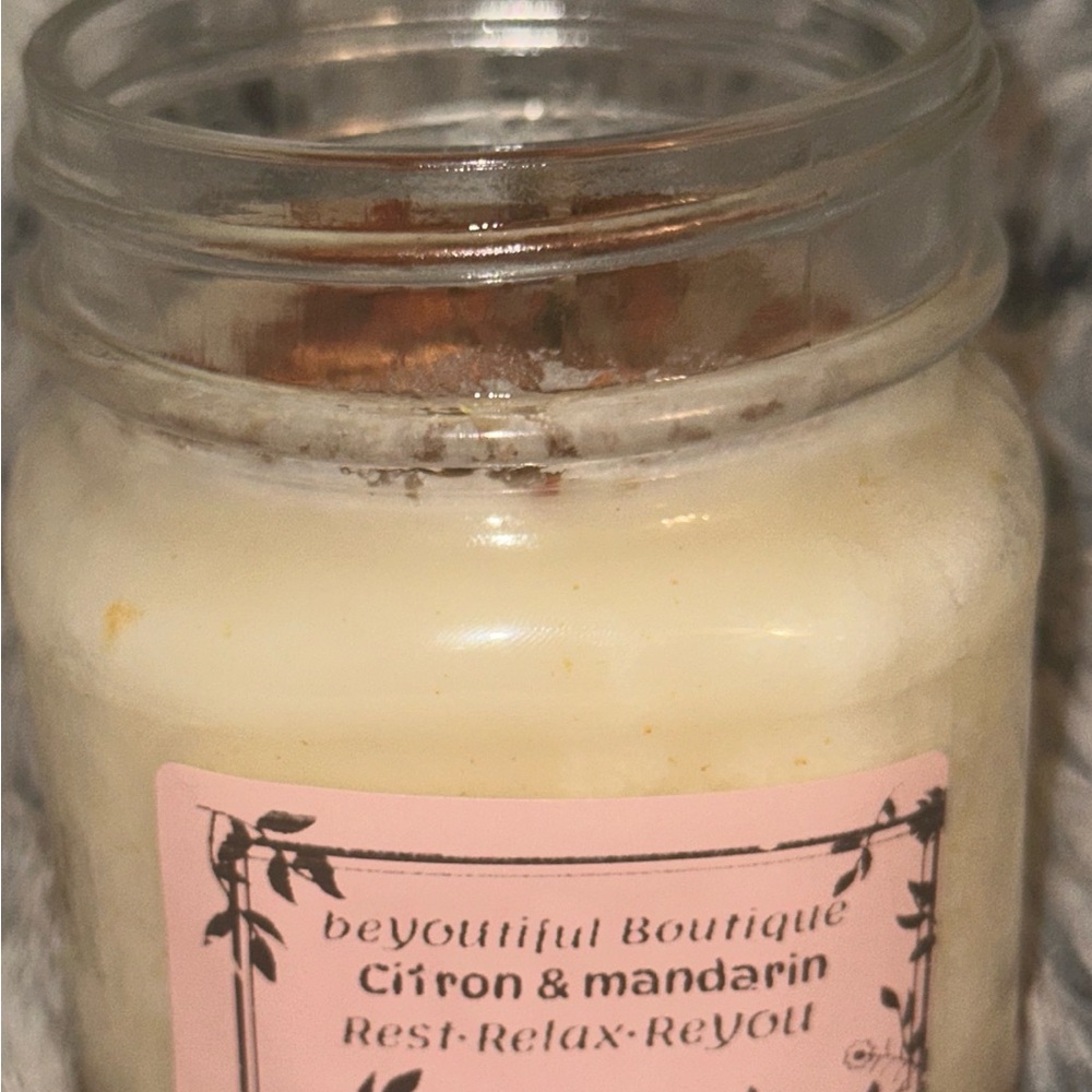 Citron and Mandarin 8oz candle